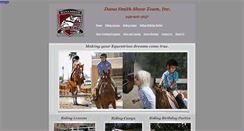 Desktop Screenshot of danasmithshowteam.com